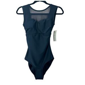 Albion the Aubrey black one piece swimsuit S 4